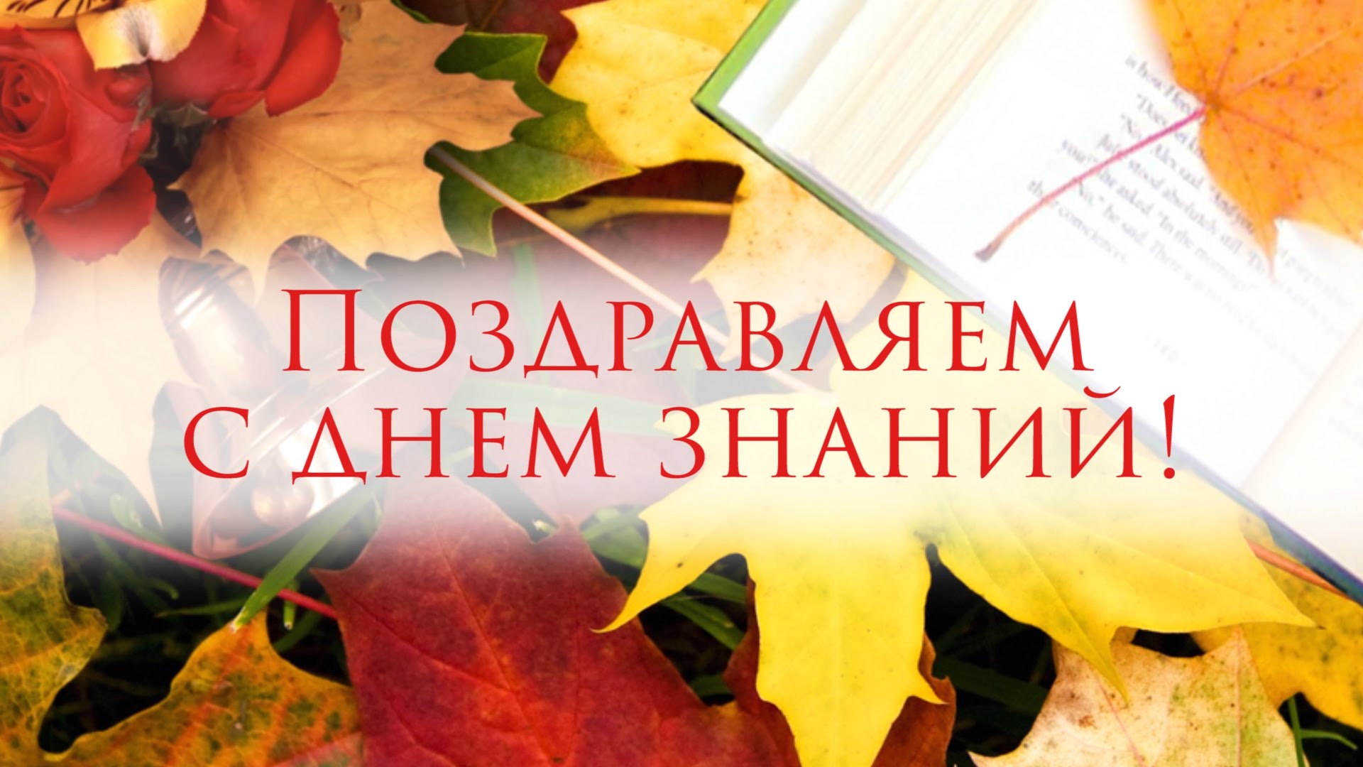 Поздравляем с Днем знаний!